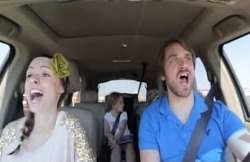 The couple's video in which they were lip-syncing the song 